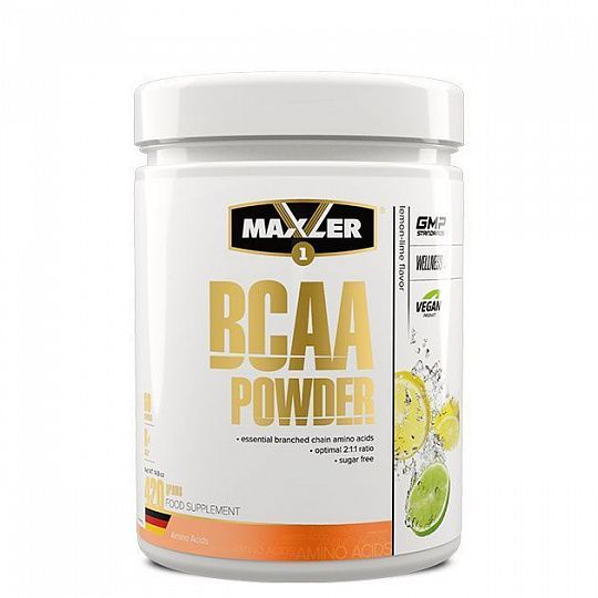 BCAA Maxler BCAA Powder, 420 грамм Лимон-лайм,  ml, Maxler. BCAA. Weight Loss recuperación Anti-catabolic properties Lean muscle mass 