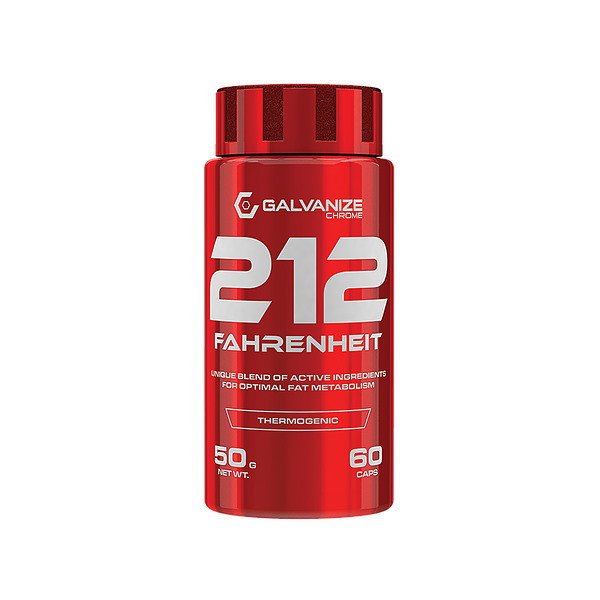 Жиросжигатель Galvanize Nutrition 212 Fahrenheit 60 капсул,  ml, Galvanize Chrome. Fat Burner. Weight Loss Fat burning 
