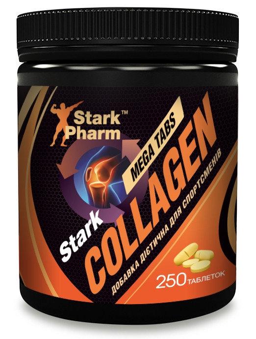 Колаген гідролізат (TM Peptan) 1000 мг 250 таб,  ml, Stark Pharm. Collagen. General Health Ligament and Joint strengthening Skin health 