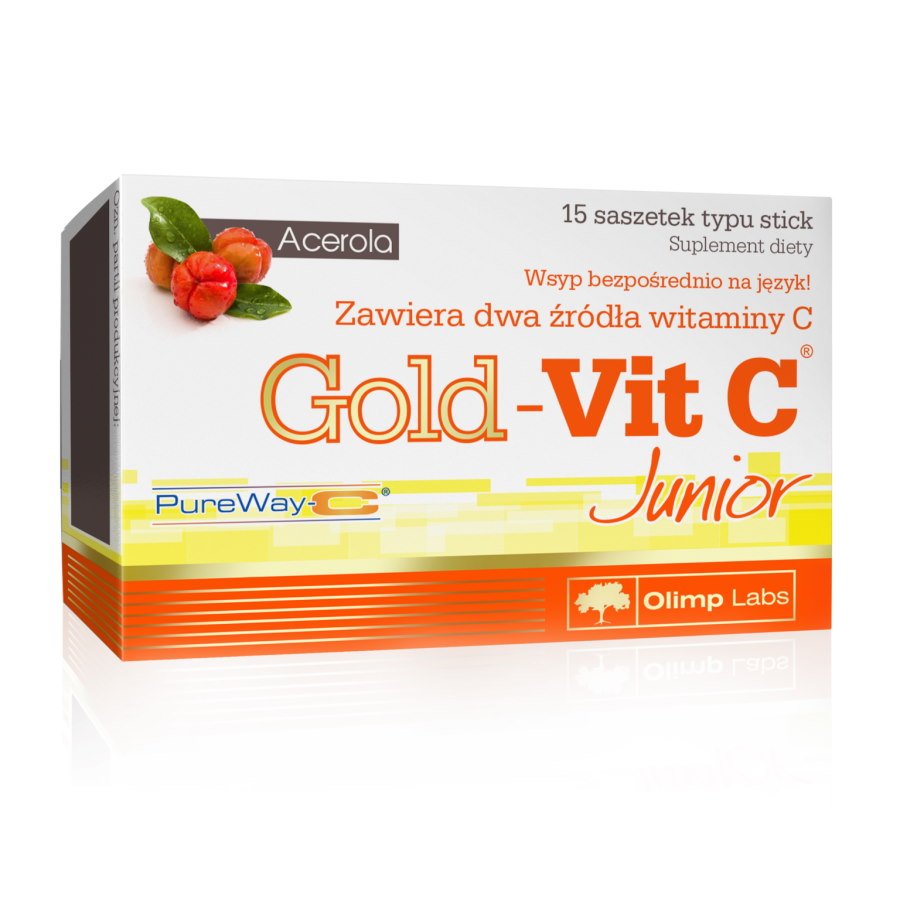 Витамины и минералы Olimp Gold-Vit C Junior, 15 пакетиков,  мл, Olimp Labs. Витамины и минералы. Поддержание здоровья Укрепление иммунитета 