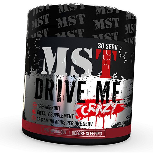 Предтреник MST Drive Me (300 г) мст драйв ми cherry drink,  мл, MST Nutrition. Предтренировочный комплекс