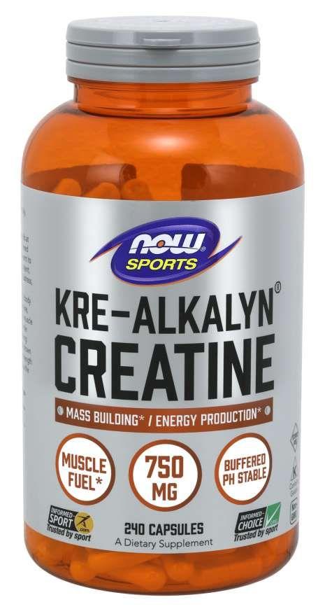 Креатин NOW Foods Kre-Alkalyn Creatine 120 Caps,  ml, Now. Сreatine. Mass Gain Energy & Endurance Strength enhancement 