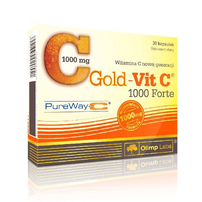 Витамины и минералы Olimp Gold-Vit C 1000 Forte, 30 капсул,  ml, Olimp Labs. Vitamins and minerals. General Health Immunity enhancement 