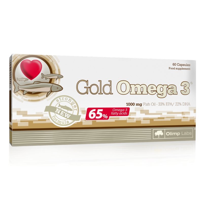 Жирные кислоты Olimp Gold Omega 3 65%, 60 капсул,  мл, Olimp Labs. Омега 3 (Рыбий жир). Поддержание здоровья Укрепление суставов и связок Здоровье кожи Профилактика ССЗ Противовоспалительные свойства 