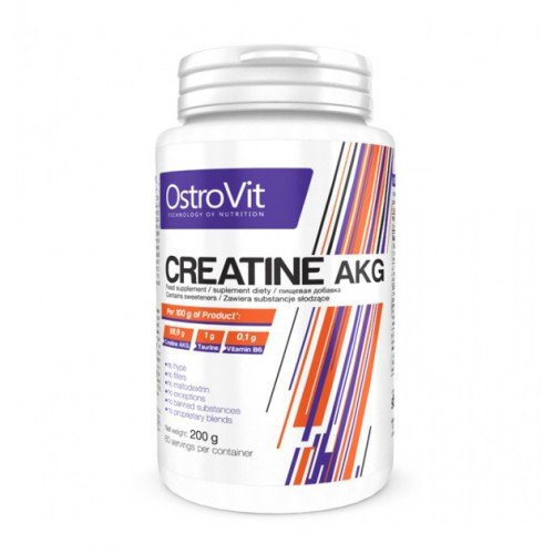 Creatine AKG, 200 g, OstroVit. Different forms of creatine. 