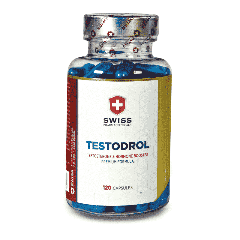 SWISS PHARMACEUTICALS  TESTODROL 120 шт. / 30 servings,  мл, Swiss Pharmaceuticals. Бустер тестостерона. Поддержание здоровья Повышение либидо Aнаболические свойства Повышение тестостерона 