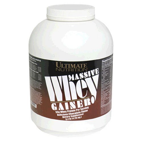 Massive Whey Gainer, 4270 г, Ultimate Nutrition. Гейнер. Набор массы Энергия и выносливость Восстановление 