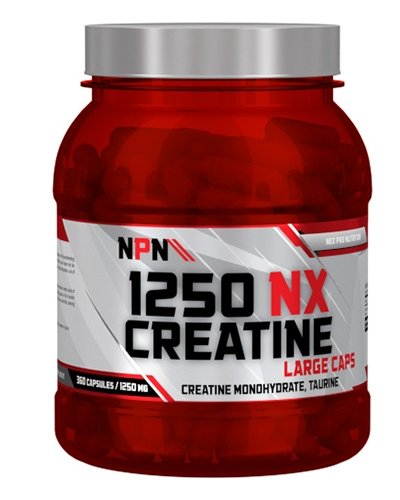 1250 NX Creatine, 360 piezas, Nex Pro Nutrition. Monohidrato de creatina. Mass Gain Energy & Endurance Strength enhancement 