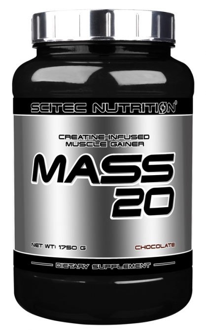 Mass 20, 1750 g, Scitec Nutrition. Gainer. Mass Gain Energy & Endurance recovery 