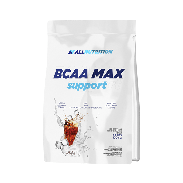 БЦАА AllNutrition BCAA Max Support  (1 кг) алл нутришн orange,  мл, AllNutrition. BCAA. Снижение веса Восстановление Антикатаболические свойства Сухая мышечная масса 