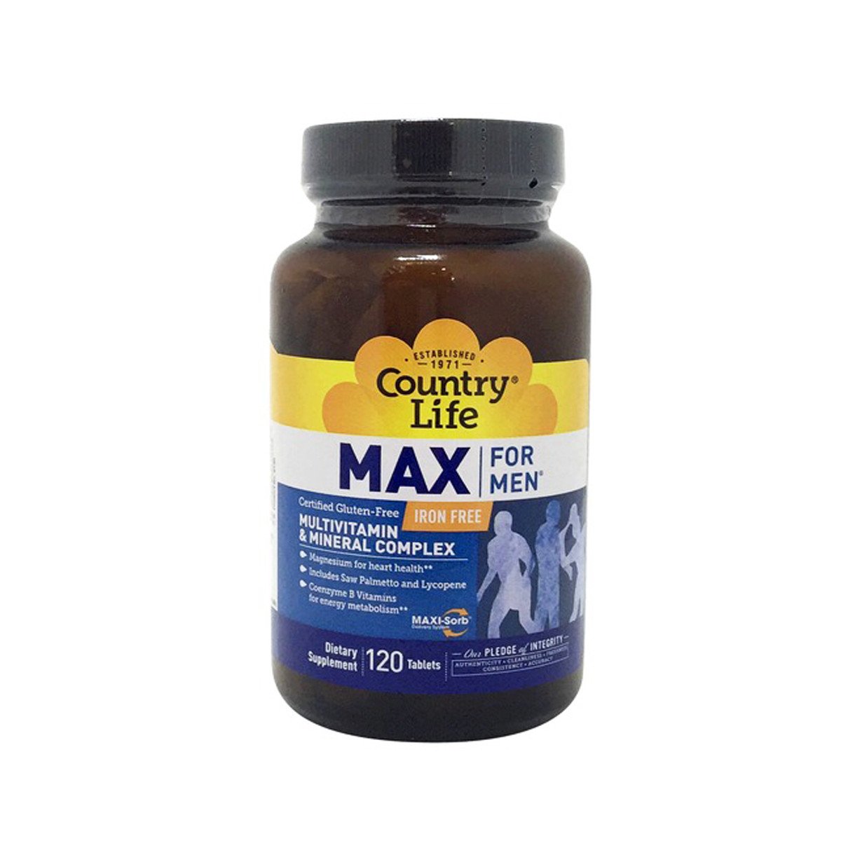 Country Life Мультивитамины и Минералы для Мужчин, Max for Men, Country Life, 120 таблеток, , 