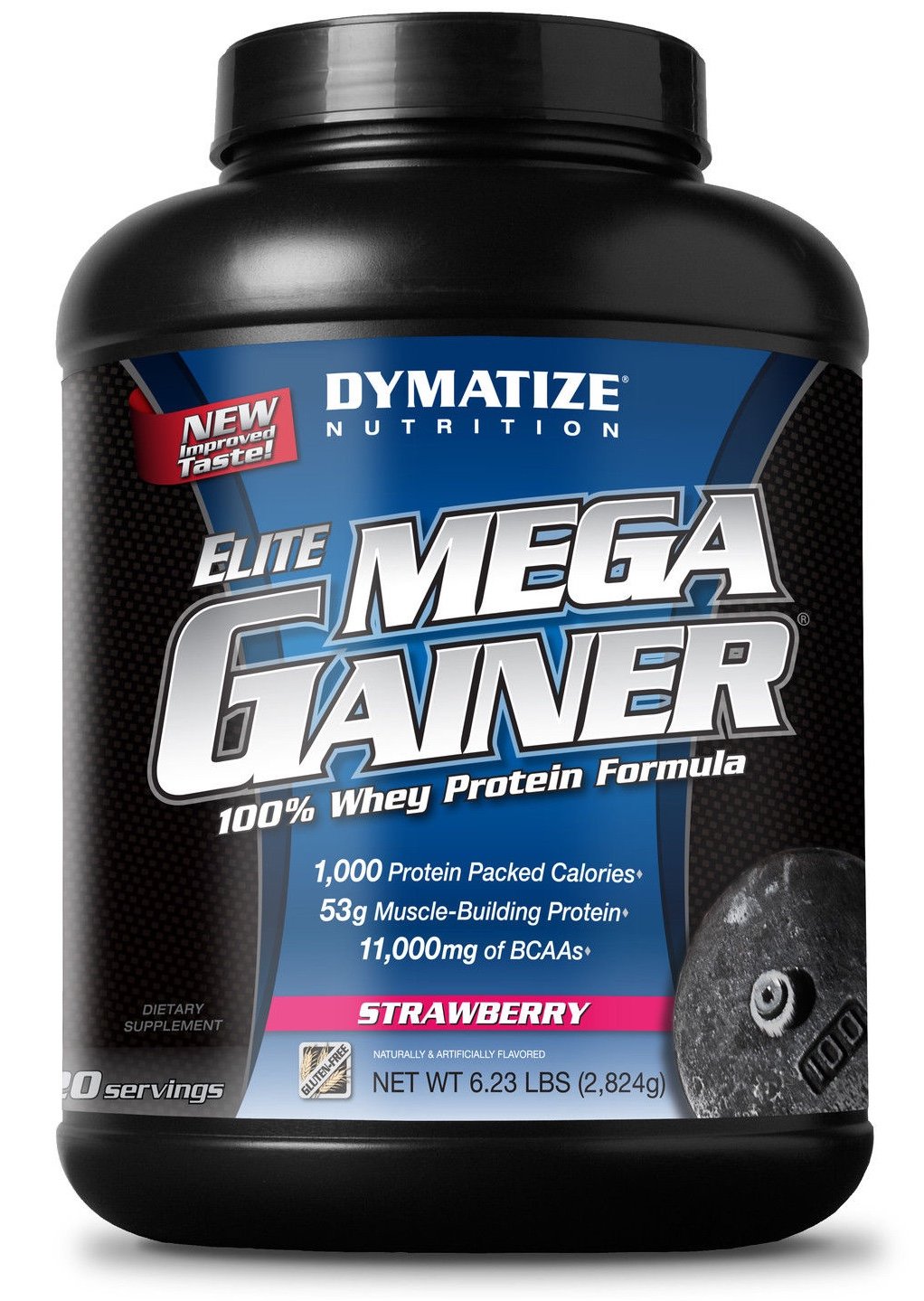 Elite Mega Gainer, 2824 g, Dymatize Nutrition. Ganadores. Mass Gain Energy & Endurance recuperación 