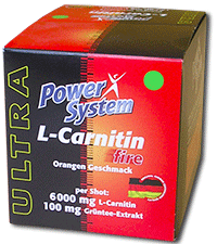 L-Carnitin Fire, 500 ml, Power System. L-carnitina. Weight Loss General Health Detoxification Stress resistance Lowering cholesterol Antioxidant properties 