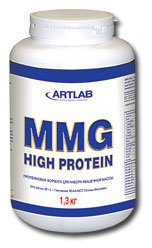 MMG High Protein, 1300 g, Artlab. Mezcla de proteínas. 