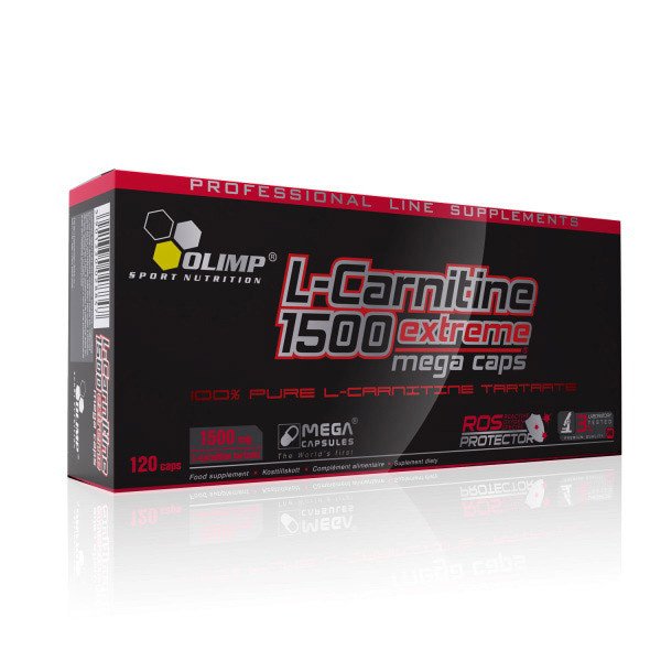 Л-карнитин Olimp L-Carnitine 1500 Extreme Mega Caps (120 капс) олимп,  мл, Olimp Labs. L-карнитин. Снижение веса Поддержание здоровья Детоксикация Стрессоустойчивость Снижение холестерина Антиоксидантные свойства 