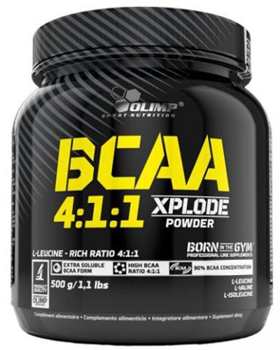 BCAA 4:1:1 Xplode Powder, 500 g, Olimp Labs. BCAA. Weight Loss recovery Anti-catabolic properties Lean muscle mass 
