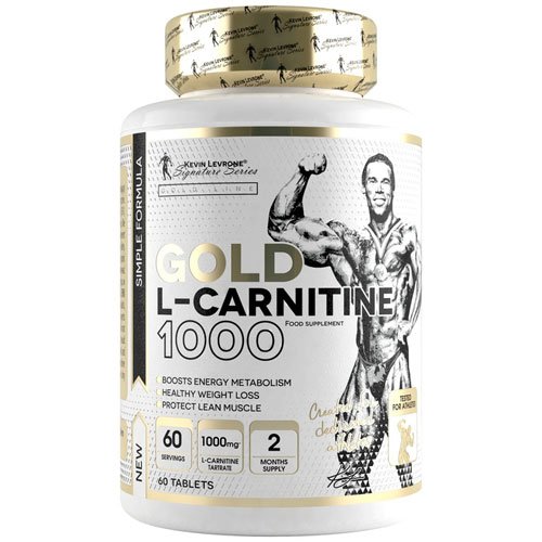 Kevin Levrone Gold L-Carnitine Tartrate 1000 mg	 60 таб Без вкуса,  ml, Kevin Levrone. L-carnitine. Weight Loss General Health Detoxification Stress resistance Lowering cholesterol Antioxidant properties 