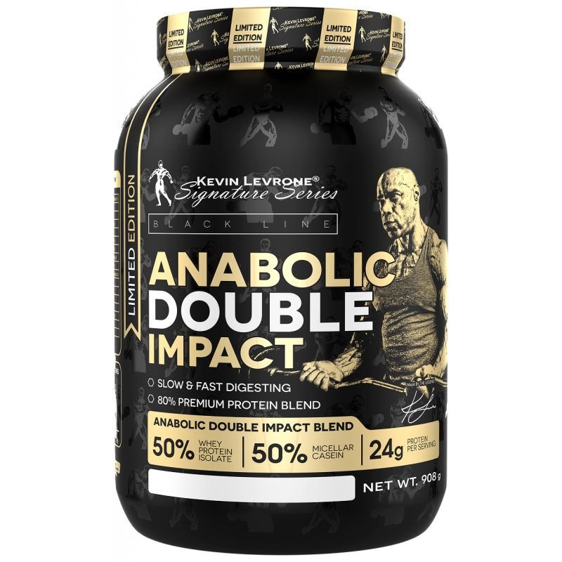 Anabolic Double Impact, 908 g, Kevin Levrone. Whey Protein. recovery Anti-catabolic properties Lean muscle mass 