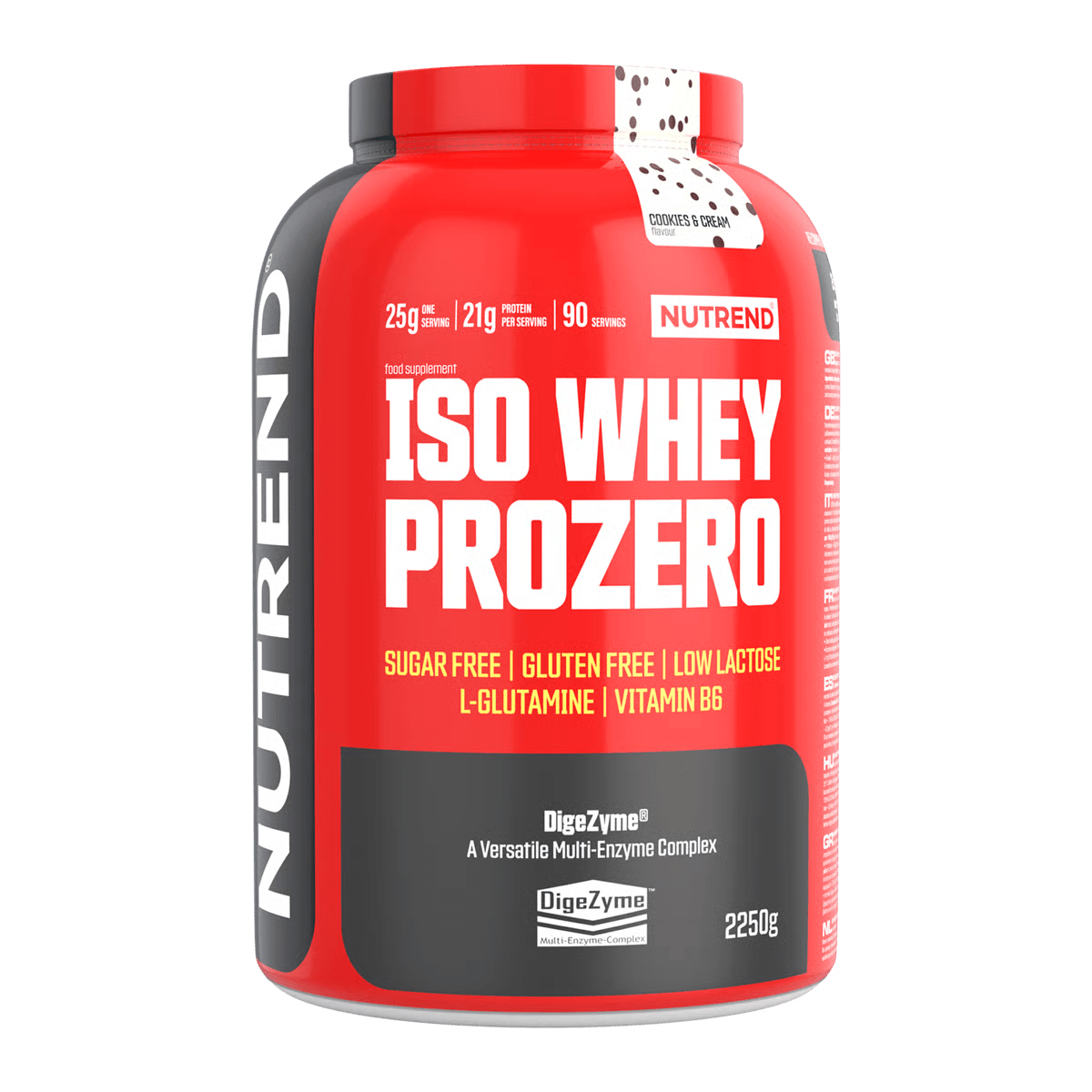 Nutrend Протеин Nutrend Iso Whey Prozero 2250 g Cookies Cream, , 2250 г