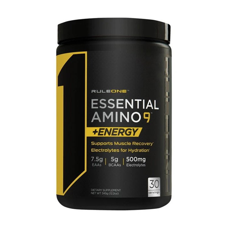 Аминокислота Rule 1 Essential Amino 9 + Energy, 345 грамм Золотая конфета,  ml, Rule One Proteins. Aminoácidos. 