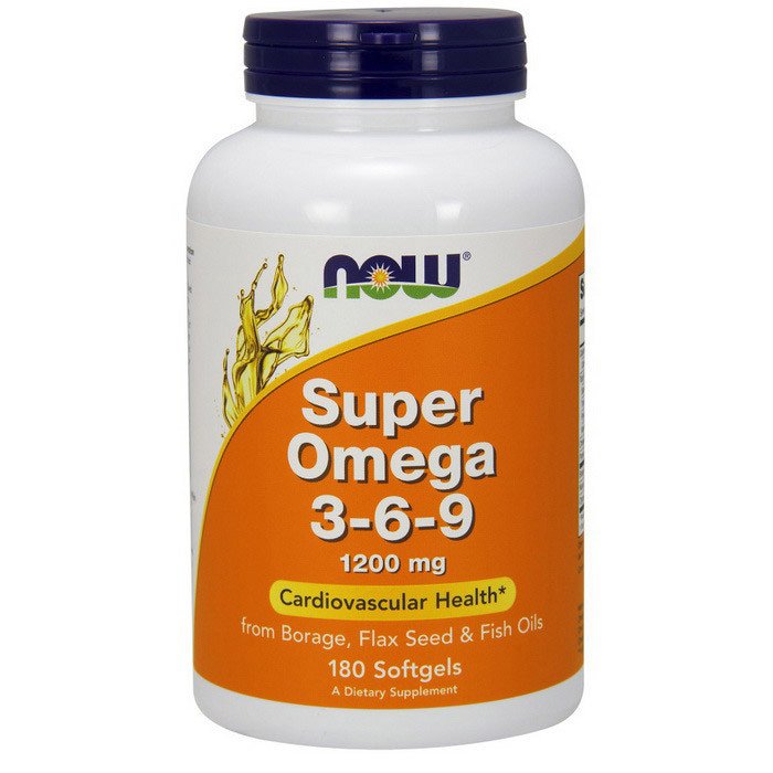 Супер Омега 3-6-9 Now Foods Super Omega 3-6-9 1200 mg (180 капс)  нау фудс,  мл, Now. Омега 3 (Рыбий жир). Поддержание здоровья Укрепление суставов и связок Здоровье кожи Профилактика ССЗ Противовоспалительные свойства 