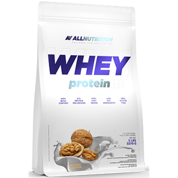 AllNutrition Сывороточный протеин концентрат AllNutrition Whey Protein (2,2 кг) алл нутришн Walnut, , 