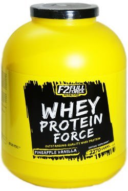 Whey Protein Force, 2270 мл, Full Force. Сывороточный концентрат. Набор массы Восстановление Антикатаболические свойства 