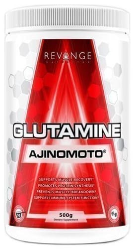 Ajinomoto Glutamine, 500 g, Revange. Glutamine. Mass Gain recovery Anti-catabolic properties 