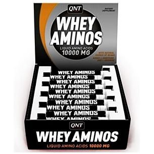 Whey Aminos 10000 mg, 20 piezas, QNT. Complejo de aminoácidos. 