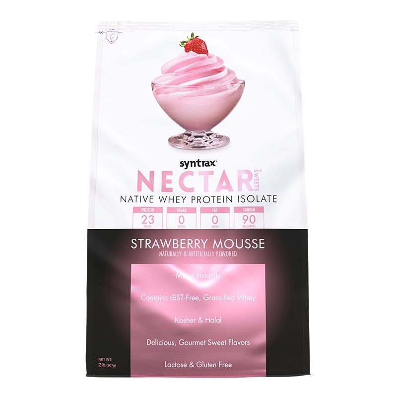 Syntrax Протеин Syntrax Nectar Sweets, 907 грамм Клубничный мусс, , 907 г