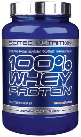 100% Whey Protein Scitec Nutrition 920g,  мл, Scitec Nutrition. Протеин. Набор массы Восстановление Антикатаболические свойства 