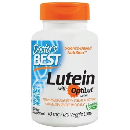 Lutein with OptiLut 10 mg Doctor's Best 120 Veggie Caps,  ml, Doctor's BEST. Suplementos especiales. 