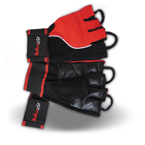 Перчатки в зал BioTech Gloves Memphis (red-black),  мл, BioTech. Перчатки для фитнеса. 