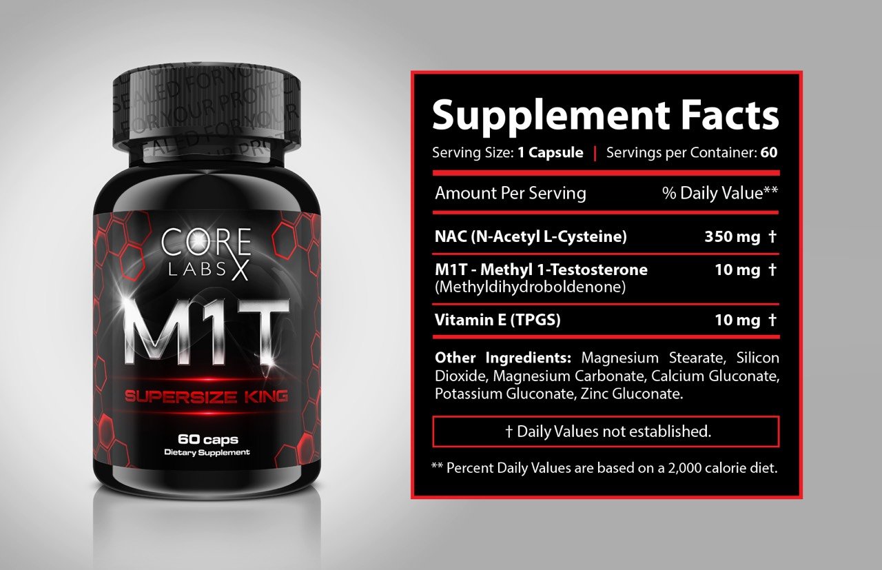 M1T, 60 pcs, Core Labs. Special supplements