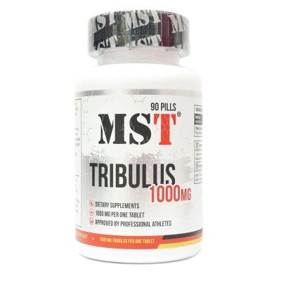 Стимулятор тестостерона MST Tribulus 1000 mg, 90 таблеток,  ml, MST Nutrition. Tribulus. General Health Libido enhancing Testosterone enhancement Anabolic properties 