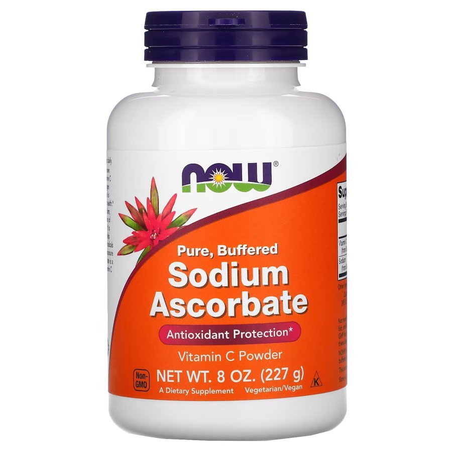 Витамины и минералы NOW Sodium Ascorbate, 227 грамм,  ml, Now. Vitamins and minerals. General Health Immunity enhancement 