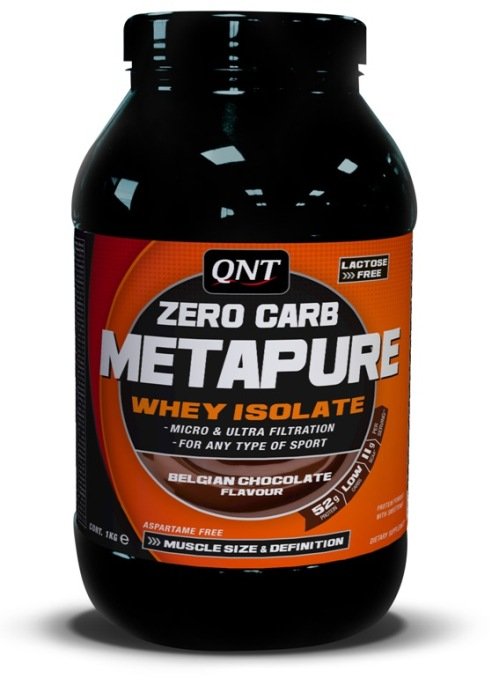 Metapure Zero Carb, 1000 г, QNT. Сывороточный изолят. Сухая мышечная масса Снижение веса Восстановление Антикатаболические свойства 