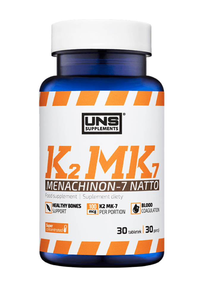 K2 MK7, 30 шт, UNS. Витамин K. Поддержание здоровья 