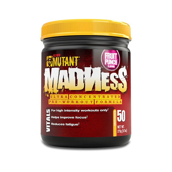 Mutant Предтреник Mutant Madness (275 г) мутант маднесс fruit punch, , 0.275 