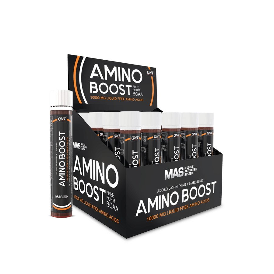 Аминокислота QNT Amino Acid Boost 10000 mg, 20*25 мл Апельсин,  мл, QNT. Аминокислоты. 