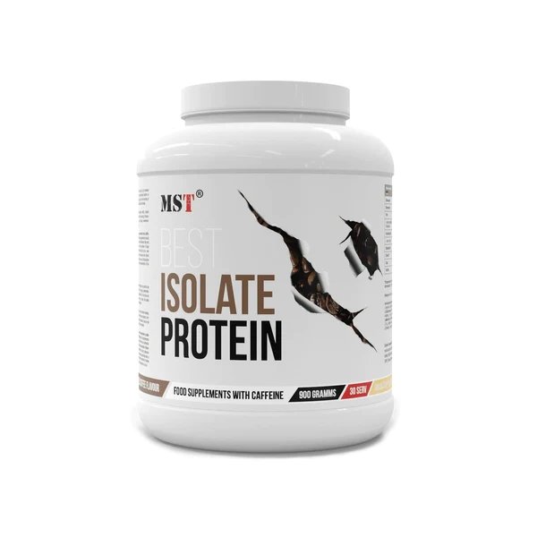 Протеин MST Best Isolate Protein, 900 грамм Холодный кофе,  мл, MST Nutrition. Протеин. Набор массы Восстановление Антикатаболические свойства 
