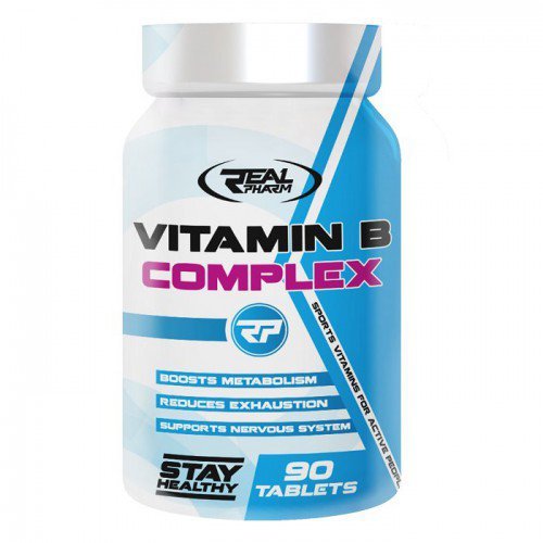 Vitamin B Complex, 90 шт, Real Pharm. Витамин B. Поддержание здоровья 