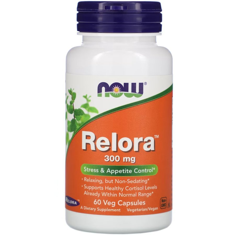 Натуральная добавка NOW Relora 300 mg, 60 вегакапсул,  мл, Now. Hатуральные продукты. Поддержание здоровья 