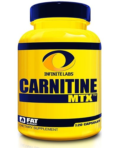 Carnitine MTX, 120 шт, Infinite Labs. L-карнитин. Снижение веса Поддержание здоровья Детоксикация Стрессоустойчивость Снижение холестерина Антиоксидантные свойства 