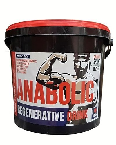 Anabolic Regenerative Drink, 2400 g, Megabol. Ganadores. Mass Gain Energy & Endurance recuperación 