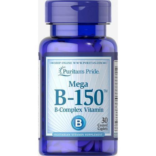 Комплекс витаминов группы Б Puritan's Pride Vitamin B-150 Complex 30 каплет,  мл, Puritan's Pride. Витамин B. Поддержание здоровья 