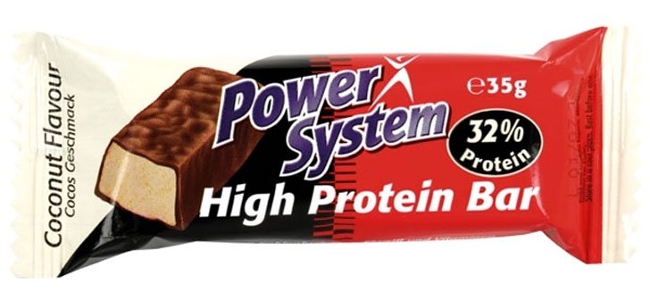 High Protein Bar, 35 g, Power System. Bares. 