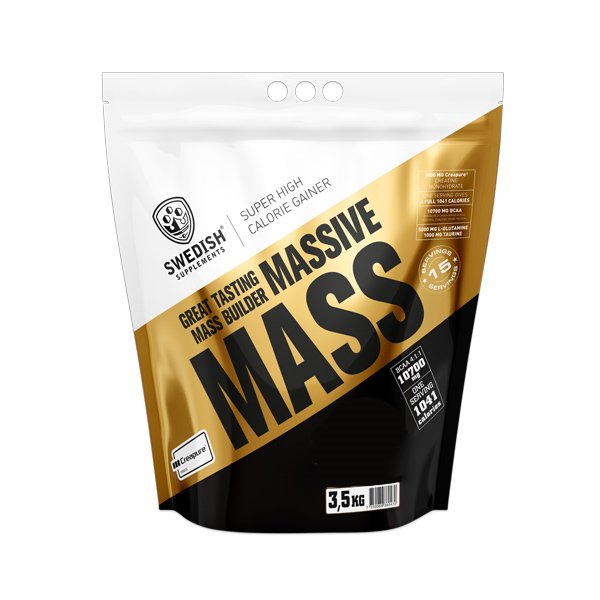 Гейнер Swedish Massive Mass, 3.5 кг Ванильно-грушевый крем,  ml, Swedish Supplements. Gainer. Mass Gain Energy & Endurance स्वास्थ्य लाभ 