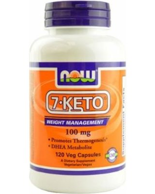 7-KETO 100 mg, 120 pcs, Now. Fat Burner. Weight Loss Fat burning 