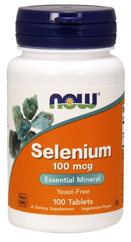 Now NOW Selenium 100 mcg 100 таб Без вкуса, , 100 таб